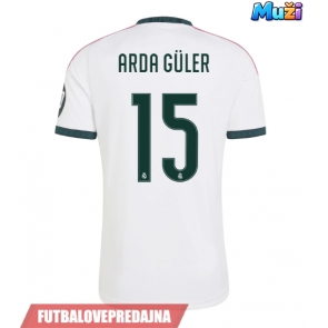 Lacne Muži Futbalové dres Real Madrid Arda Guler #15 2026-27 Krátky Rukáv - Domáci